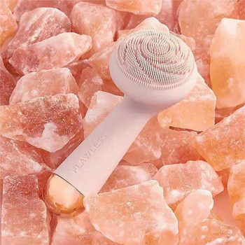 Ηλεκτρική βούρτσα προσώπου σιλικόνης USB Face Brush Cleansing Waterproof Sonic Vibration Cleanser Deep Pore Cleanser Skin Massager