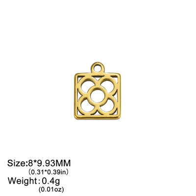 EUEAVAN 5tk Barcelona lilleväljak roostevabast terasest amuletid kaelakee kõrvarõngad ehted, naiste hulgimüük isetegemise kingitus