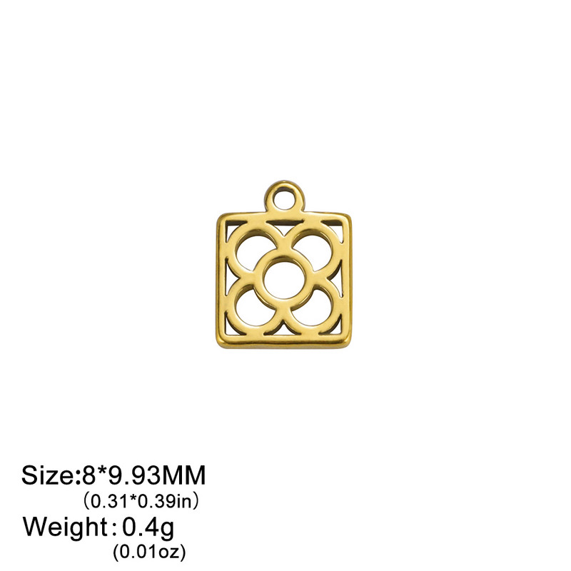 EUEAVAN 5tk Barcelona lilleväljak roostevabast terasest amuletid kaelakee kõrvarõngad ehted, naiste hulgimüük isetegemise kingitus