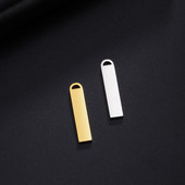 EUEAVAN 5vnt nerūdijančio plieno pakabukai papuošalams, geometriniai stačiakampiai pakabukai, pasidaryk pats, didmeninė prekyba