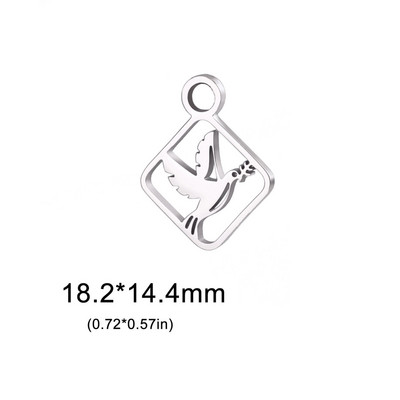 EUEAVAN 5tk loom kass koera käpa amuletid roostevabast terasest käevõru kaelakee kõrvarõngad ehted kurja silma ripats