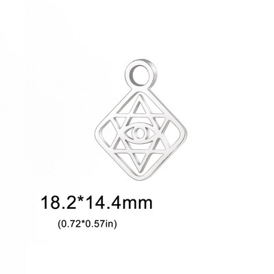 EUEAVAN 5tk loom kass koera käpa amuletid roostevabast terasest käevõru kaelakee kõrvarõngad ehted kurja silma ripats