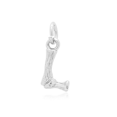 Sidabrinės spalvos abėcėlės raidės variniai „pasidaryk pats“ papuošalai, papuošalai, didmeninė prekyba moterims, pradinis pavadinimas, apyrankės, karolių kūrimas, pakabukas