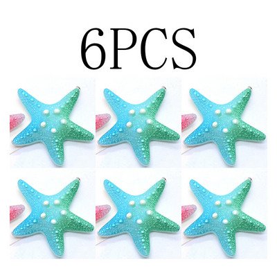 6 tk 50 mm suured värvilised meritähe vaiguvõlusid meretähega meretähe kõrvarõngad võtmehoidja ripats isetehtud käsitöö ehete jaoks