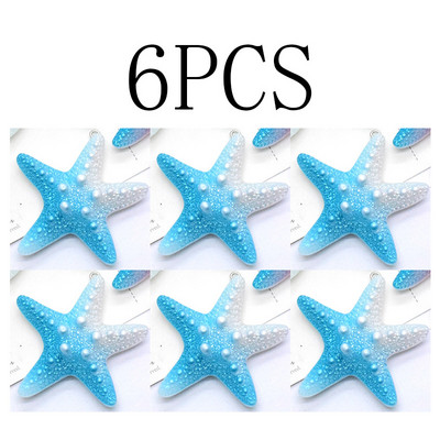 6 tk 50 mm suured värvilised meritähe vaiguvõlusid meretähega meretähe kõrvarõngad võtmehoidja ripats isetehtud käsitöö ehete jaoks