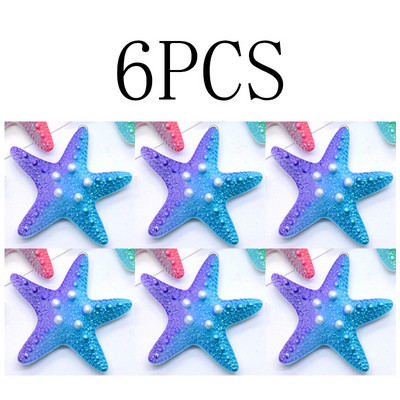 6 tk 50 mm suured värvilised meritähe vaiguvõlusid meretähega meretähe kõrvarõngad võtmehoidja ripats isetehtud käsitöö ehete jaoks