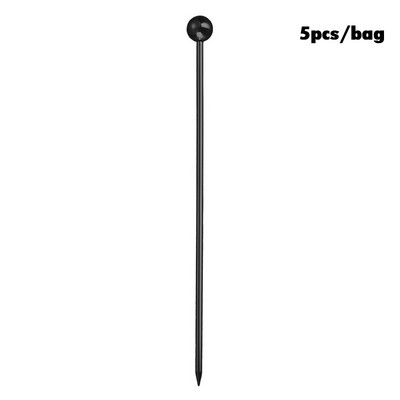 5 tk/komplekt Kokteilikorkid 304 roostevabast terasest vardad hambaorkide jaoks Pulgad Puuviljast metallist hambaork Martini pulgaga uhke kaunistus