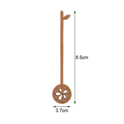 Drvena žlica za miješanje u japanskom stilu Bambusova vilica Posuđe Kuhinjski dodaci Izdržljiva smeđa drvena žlica