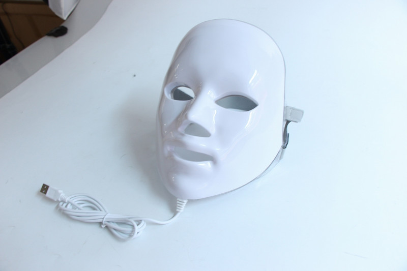 Minimalism 7 värvi LED-näomask Fotoonteraapia Aknevastane Kortsude eemaldaja Naha noorendamine Näo Nahahooldusvahendid