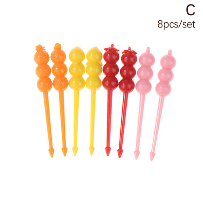 16 komada Robot Auto Zrakoplov Nogomet Vilica za voće Mini crtić Dječja torta Voće Čačkalica Bento Ručak Bento Dodaci Dekoracija za zabavu