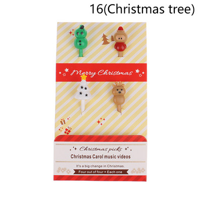 16 komada Robot Auto Zrakoplov Nogomet Vilica za voće Mini crtić Dječja torta Voće Čačkalica Bento Ručak Bento Dodaci Dekoracija za zabavu