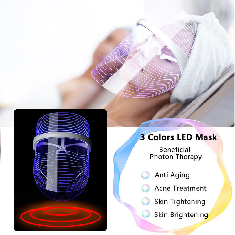 Juhtmeta Beauty LED näomask Professionaalne juhtmevaba infrapunateraapia valgusega LED-mask