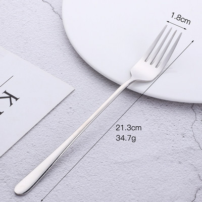 1 τεμ. από ανοξείδωτο ατσάλι Κορεάτικο κέικ ουράνιο τόξο Πιρούνι φρούτων Πιρούνι για δείπνο Σαλάτα Πιρούνι Επιτραπέζιο σκεύος Χρυσό πιρούνι για επιδόρπιο για το ξενοδοχείο Εργαλείο κουζίνας για πάρτι