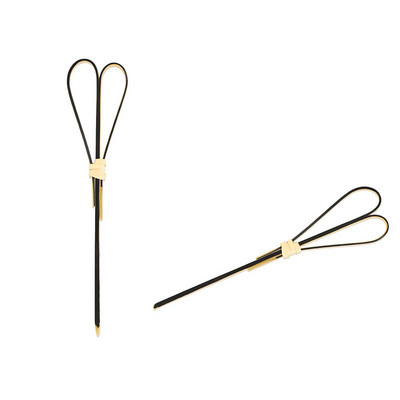 100db bambusz koktél 4,7 hüvelykes fából készült fogpiszkáló előételekhez italhoz, élelmiszer kellékekhez születésnapi torta parti falatkákhoz