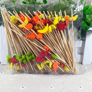 100τμχ 12cm Ανανάς Flamingo Fruit Fork Sticks Buffet Cupcake Toppers Cake Cocktail Forks Διακοσμήσεις πάρτι για φεστιβάλ γάμου