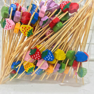 100τμχ 12cm Ανανάς Flamingo Fruit Fork Sticks Buffet Cupcake Toppers Cake Cocktail Forks Διακοσμήσεις πάρτι για φεστιβάλ γάμου