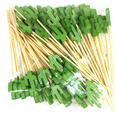 100τμχ 12cm Ανανάς Flamingo Fruit Fork Sticks Buffet Cupcake Toppers Cake Cocktail Forks Διακοσμήσεις πάρτι για φεστιβάλ γάμου