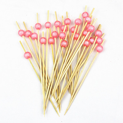 100 tk 12 cm südamega ühekordselt kasutatavad bambuskahvlid puuviljad magustoidud söögipulgad Kokteilid kook Pulmad lastele Sünnipäevapeo kaunistused