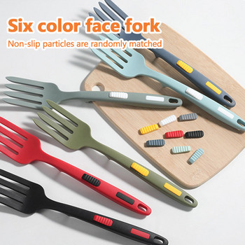 Holaroom Multifunction Spaghetti Salad Fruit Forks Επιδόρπιο Πιρούνι σιλικόνης Σερβίρισμα Μαγειρικά Σκεύη Αξεσουάρ κουζίνας