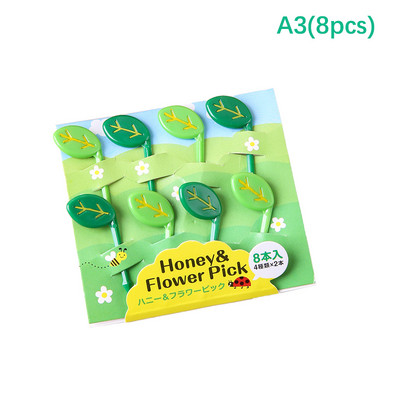 8/12 bucăți de fructe pentru copii scobitori cu ace mini tort cu fructe creative pentru desert furculițe pentru mâncare cutie de prânz accesorii bento decor