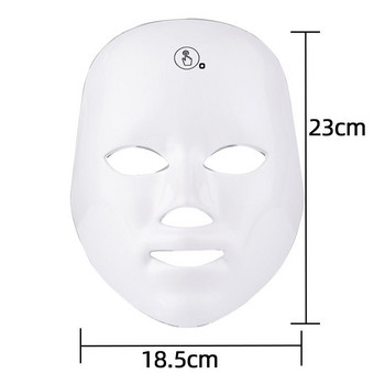 LESEN 7 Color LED Face Mask Photon Therapy Anti Acne Wrinkle Face Whiten Skin Rejuvenation Skin Care Beauty Mask Machine