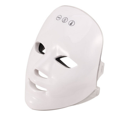 Anti-acnee Îndepărtarea ridurilor Îngrijirea pielii Frumusețe Massager Mască LED fără fir Compresă fierbinte Terapie cu fotoni Întărire a pielii