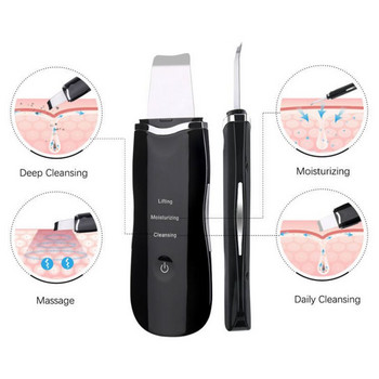 Ultrasonic Skin Scrubber Cleanser Deep Face Cleaning Machine USB Charging Care Tools Beauty Device Peeling Scrubs Cleaner For