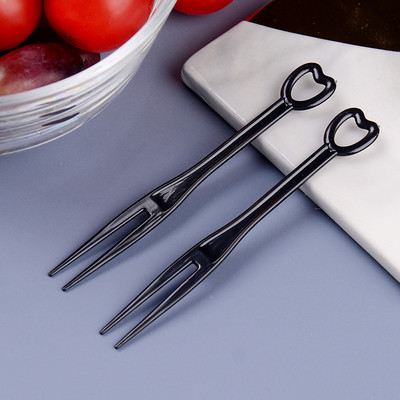 100db Gyümölcsvilla 9cm Mini Gyermek Snack Torta Desszert Étel Gyümölcs Pick Fogpiszkáló Bento Ebéd Party Dekoráció Ingyenes kiszállítás