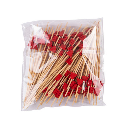 100 vnt Kalėdų eglutės bambuko vaisių lazdelės kokteilių dekoravimo rinkiniai salotų švediškas stalas dantų krapštukai vakarėlio reikmenys sumuštinio dekoras vaikams