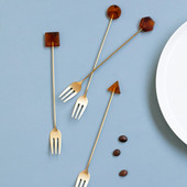 1 ks nerezová oceľová dlhá rukoväť príbory ovocie vidlička predjedlo občerstvenie dezert vidlička kuchyňa na párty