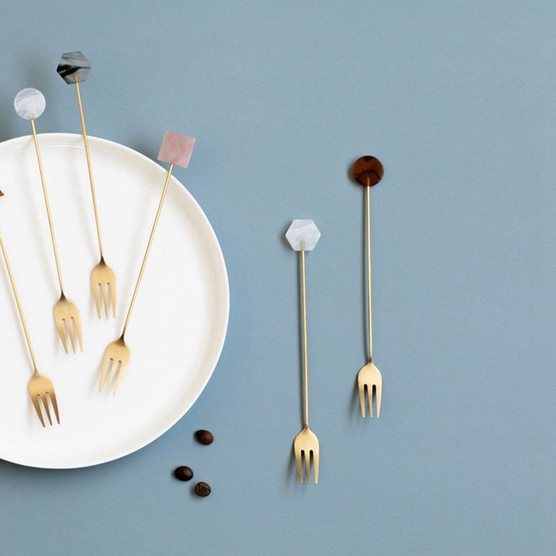 1 ks nerezová oceľová dlhá rukoväť príbory ovocie vidlička predjedlo občerstvenie dezert vidlička kuchyňa na párty