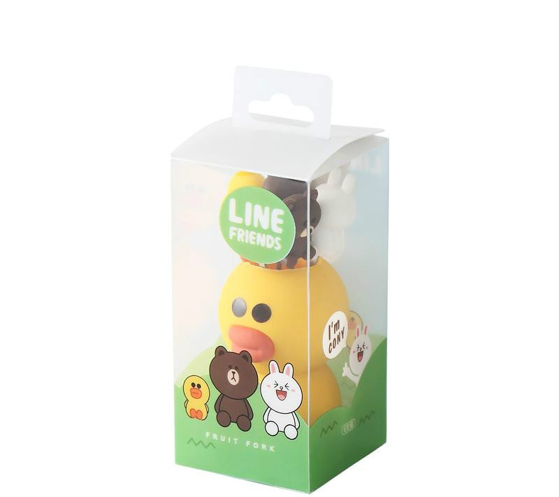 6kom/set Vilica za voće Slatka animirana patka, zec Vilica od nehrđajućeg čelika, dječje torte, desertne vilice, dekoracija kuhinjskog posuđa za zabavu