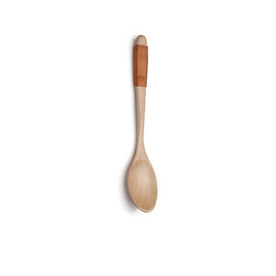 Natūralus medinis šaukštas šakutė Vakarienė Virtuvės sriubos Kaušelis Priedai Rankų darbo namų stalo reikmenys Ekologiški