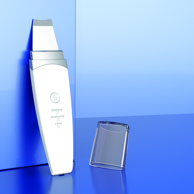 Ultrahangos bőrradír arc spatula mitesszer eltávolító mély arctisztító lift gépi peeling lapátos pórustisztító