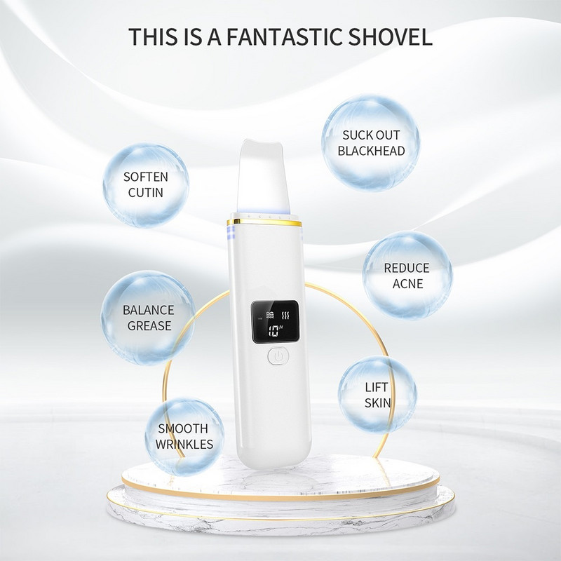 LCD ekraan näonaha koorija Ultraheli ioonpooride sügavkooriv puhastusvahend kooriv määrde mustpeade eemaldaja tõsteseade