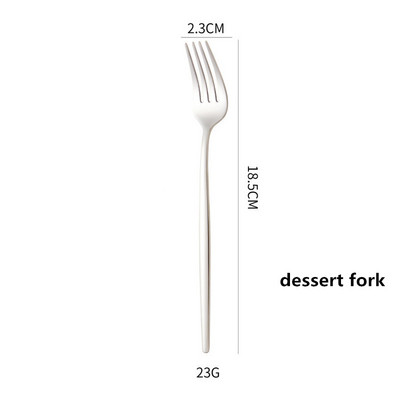 1 kom vilica za kolače od nehrđajućeg čelika vilica za desert šarene čajne žlice za desert i vilica za voće grickalice pribor za jelo pribor za zabavu