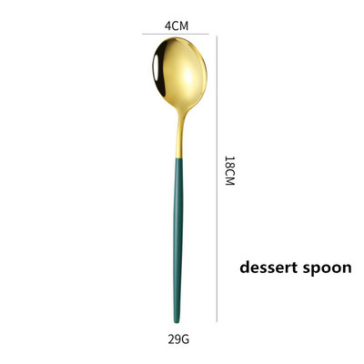 1 kom vilica za kolače od nehrđajućeg čelika vilica za desert šarene čajne žlice za desert i vilica za voće grickalice pribor za jelo pribor za zabavu