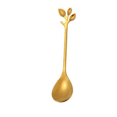 Maži lapeliai ragai Kavos šaukštelis Maišymo šaukštas Arbatos šaukštelis Desertinė šakutė Metalinė nerūdijančio plieno Kūrybiniai stalo įrankiai