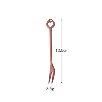 5kom kreativne vilice za voće Vilice za kolače od nehrđajućeg čelika Zlatne vilice za desert Mini vilica s dva zupca koja se koristi za torte na zabavi Pužna vilica