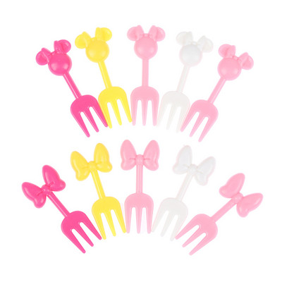 8/10 vnt Vaisių šakutė Mini animacinis filmas vaikams Užkandis Pyragas Desertas Maistas Vaisių krapštukas Dantų krapštukas Bento Pietūs Vakarėlio dekoracija