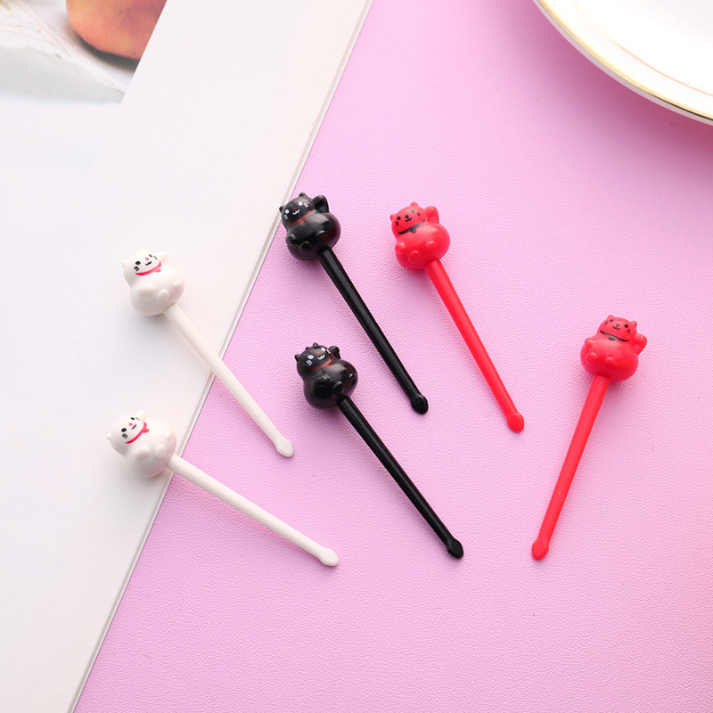 8/10 vnt Vaisių šakutė Mini animacinis filmas vaikams Užkandis Pyragas Desertas Maistas Vaisių krapštukas Dantų krapštukas Bento Pietūs Vakarėlio dekoracija