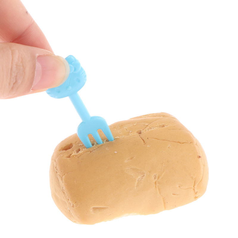 8/10 vnt Vaisių šakutė Mini animacinis filmas vaikams Užkandis Pyragas Desertas Maistas Vaisių krapštukas Dantų krapštukas Bento Pietūs Vakarėlio dekoracija