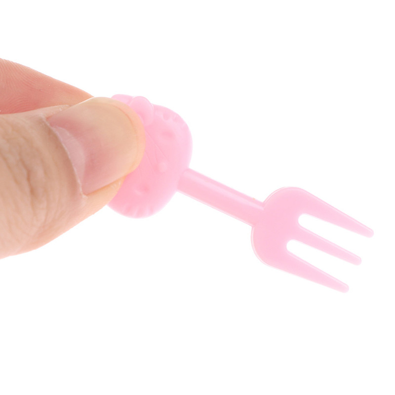 8/10 vnt Vaisių šakutė Mini animacinis filmas vaikams Užkandis Pyragas Desertas Maistas Vaisių krapštukas Dantų krapštukas Bento Pietūs Vakarėlio dekoracija