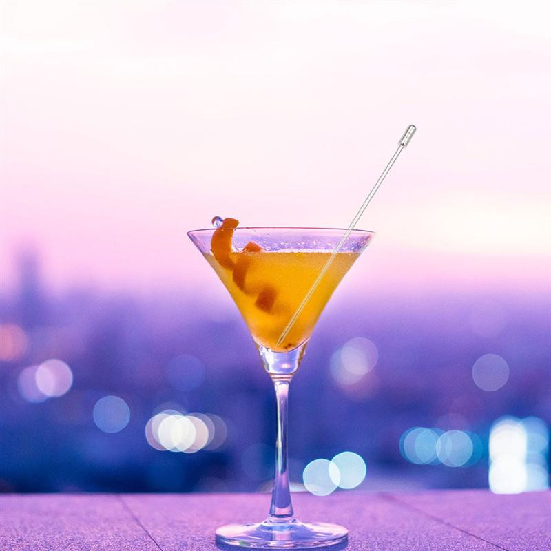 8 vnt nerūdijančio plieno kokteilių rinkiniai Praktiški vaisių rinkiniai Naudingi maišymo pagaliukai vakarėlio reikmenys namų barui