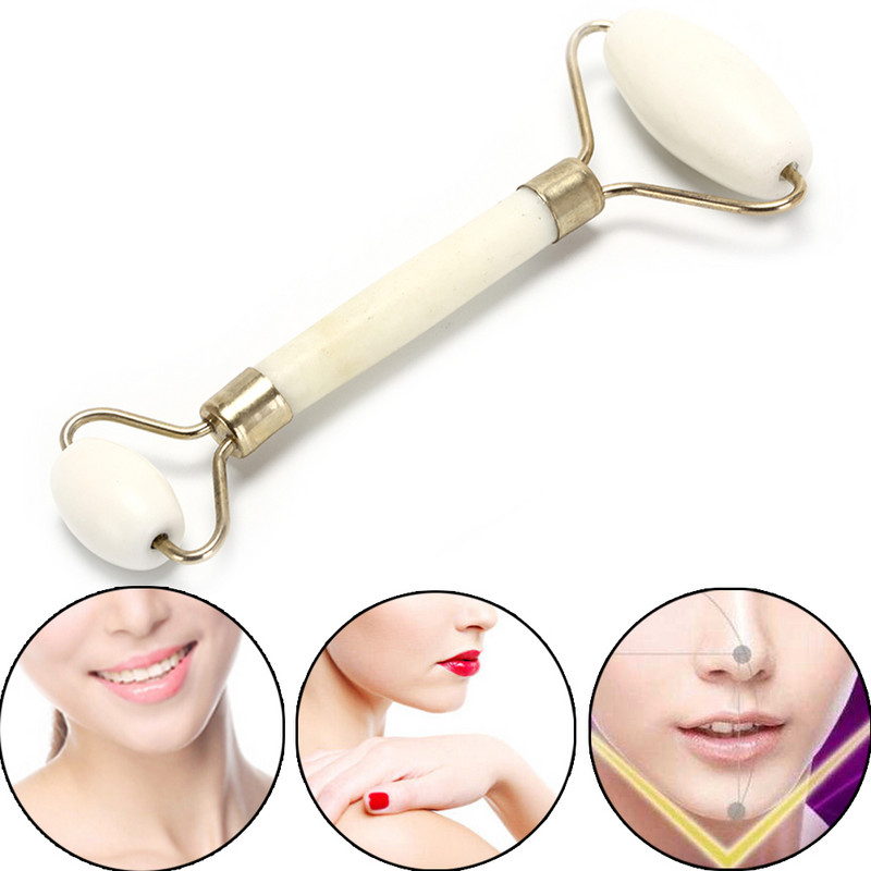 Dropship Face Massager Jade Roller Natural Facial Beauty Massage Tool Jade Roller 1PCS Face Thin Massager Relaxation Tool