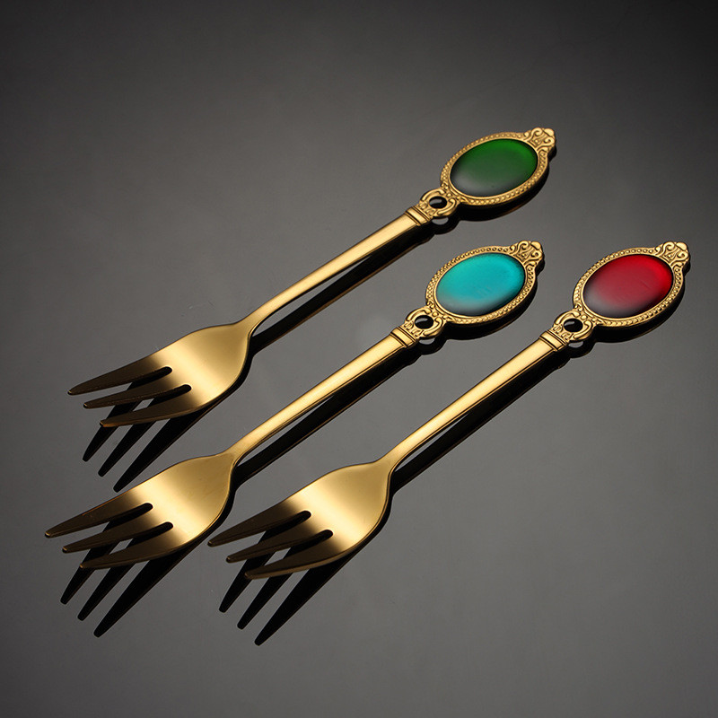 Nerūdijančio plieno šaukštas Šakutė Šaukštas Kavos Arbatos Šaukšteliai Kūrybiniai ledai Įrankiai Stalo reikmenys Virtuvės prietaisai Namų dekoras