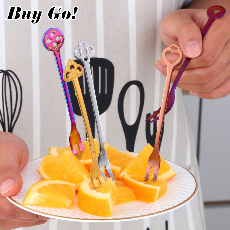 1 tk armsad roostevabast terasest kaheharulised magustoidu puuviljakahvlid, mitmekordseks kasutamiseks mõeldud minisalati-suupistete maitsmiskahvlid, söögiriistad lastele