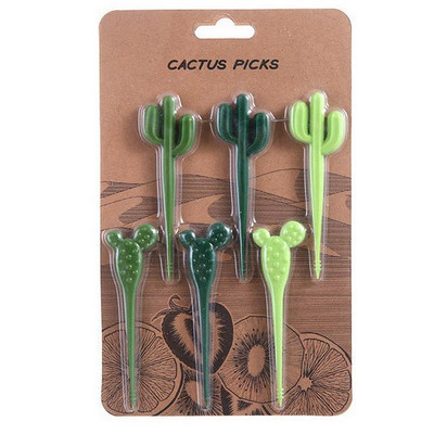 Dekoratyviniai maisto krapštukai Daugkartiniai vaikų maisto krapštukai Animacinių filmų vaisių šakutė, tinka mažų vaikų pietums Pietų dėžutės dantų krapštukų rinkinys šakutės