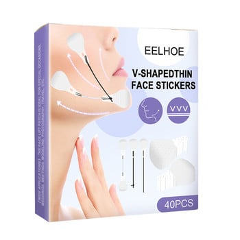 Face Lift Tape Αόρατο αυτοκόλλητο ανύψωσης σε σχήμα V υψηλής ελαστικότητας Patch for Lifting Tighten Face Neck Chin Eye Facial Care Skin Tool