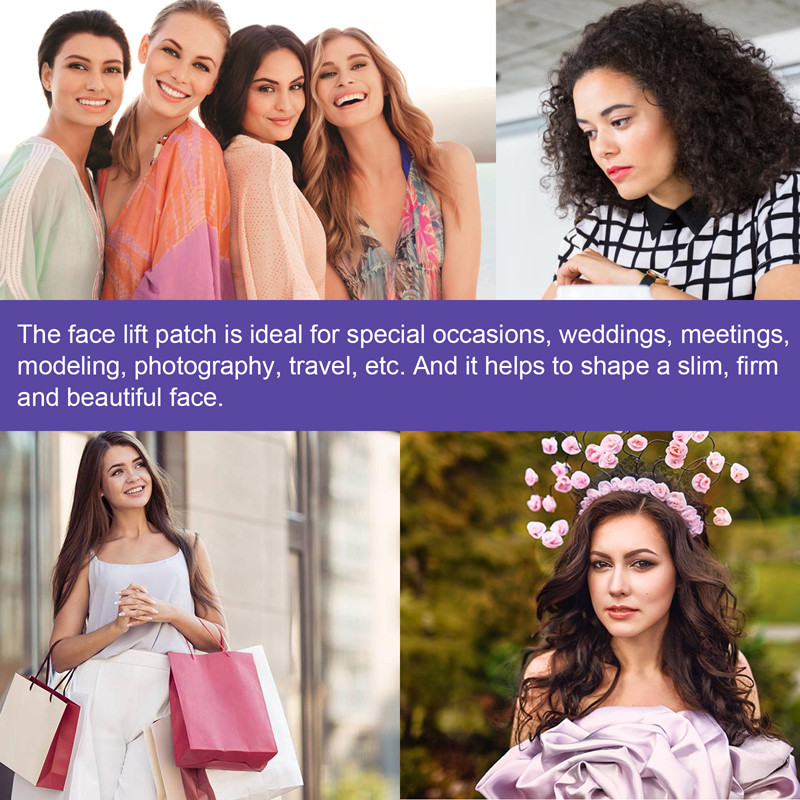 Näo Lift Tape Nähtamatu Suure elastsusega V-kujuline Lift Kleebis Plaaster Lifting Pingutage Näo Kael Lõug Silm Näonahahooldusvahend